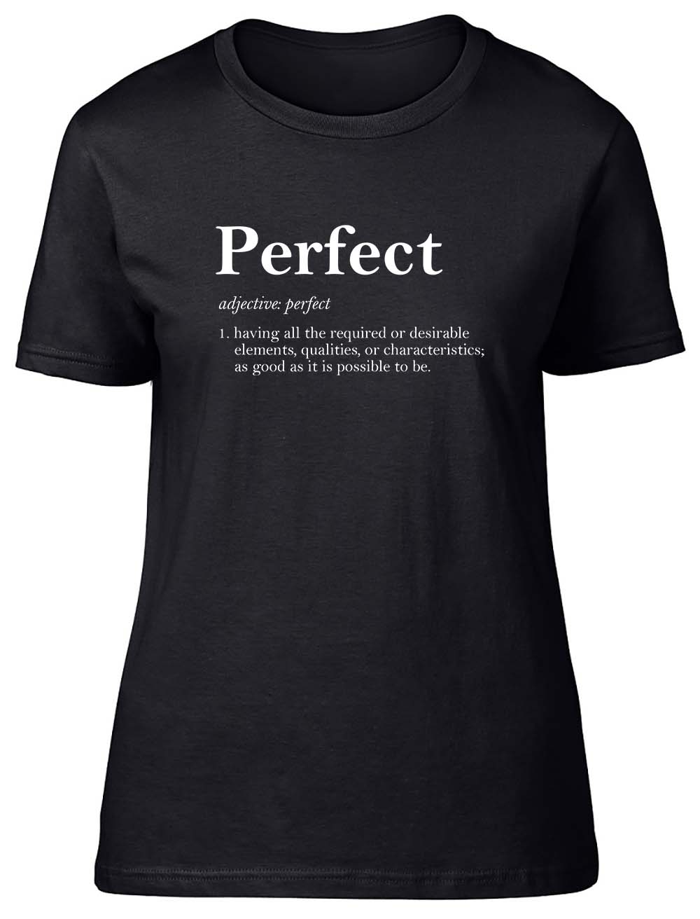 Perfect Definition Fitted Womens Ladies T Shirt eBay